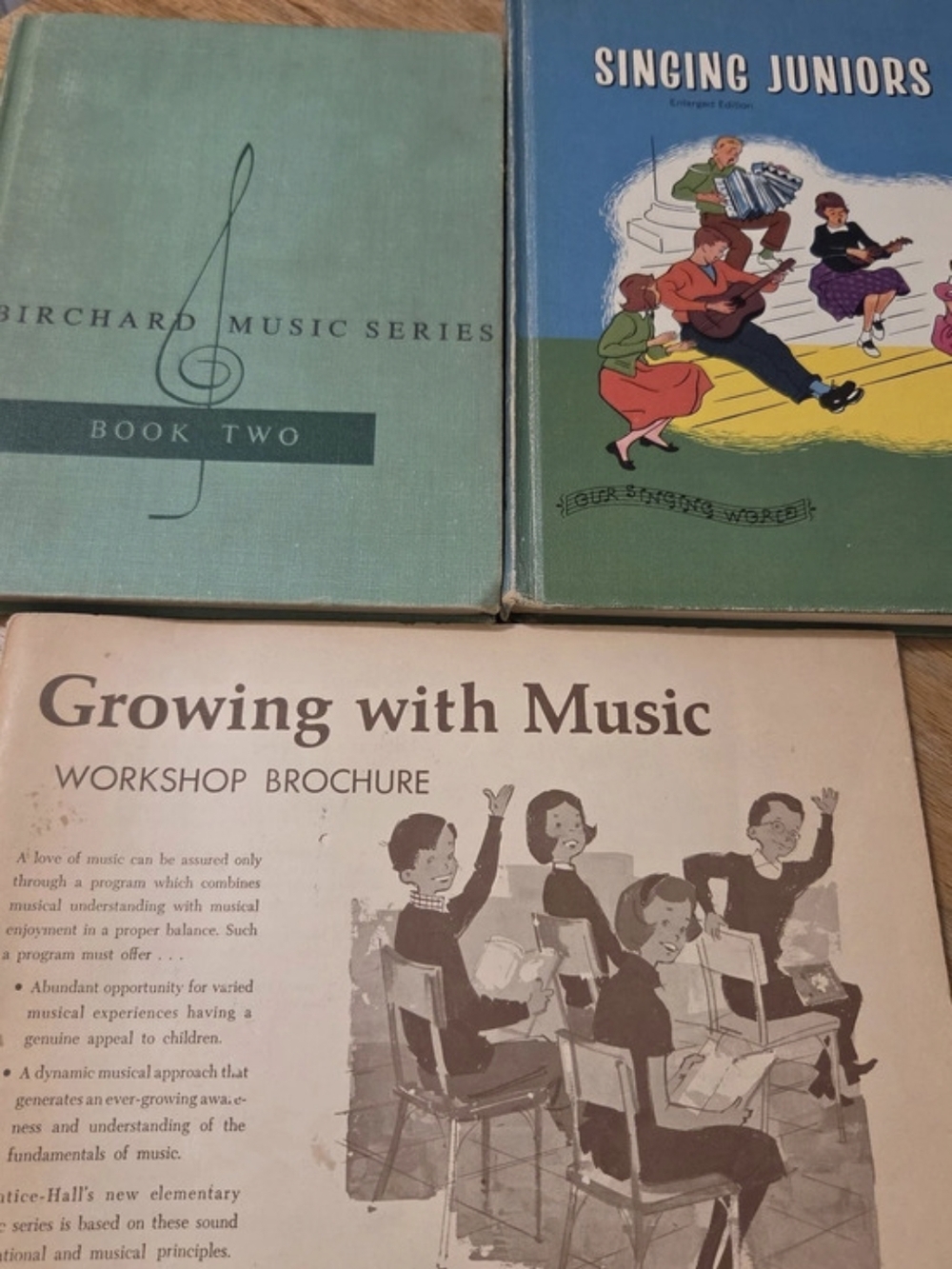 Birchard Music Series Book Two; Singing Juniors Vintage Music Book Set